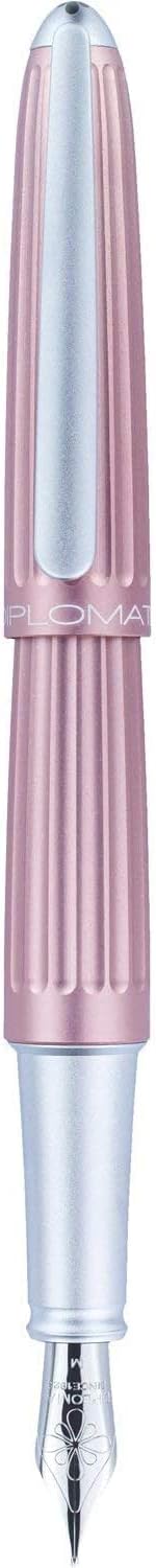 DIPLOMAT - Füllfederhalter Aero Rosa - Feiner Spitze - Schick und elegant - Langlebig - 5-Jahre-Gara