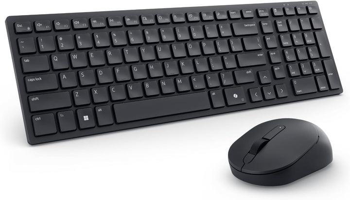Dell Pro Compact Silent Keyboard and Mouse - KM555 - Tastatur-und-Maus-Set - kabellos - 2.4 GHz, Blu