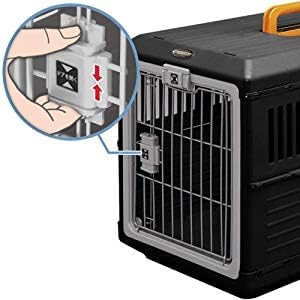 Iris Ohyama, Faltbare Transportbox / Transportkiste, 2 Öffnungen (Vorder- &amp; Rückseite), Tragegriff,