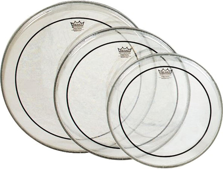 Remo Schlagzeugfell Pinstripe Transparent ProPack 12 Zoll, 13 Zoll, 16 Zoll PP-0912-PS