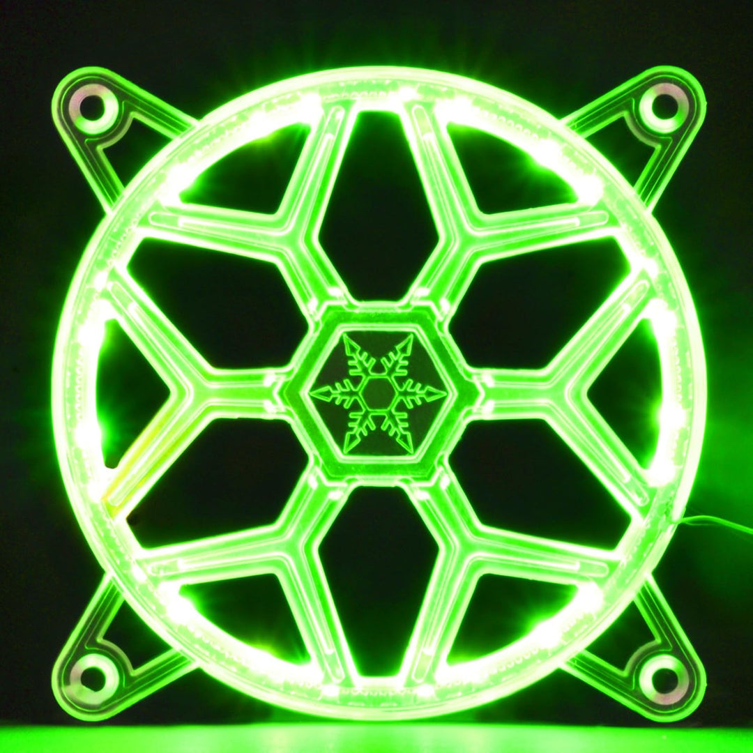 SilverStone SST-FG121 - 120 mm Lüftergitter mit 24 integrierten RGB LED, SST-FG121