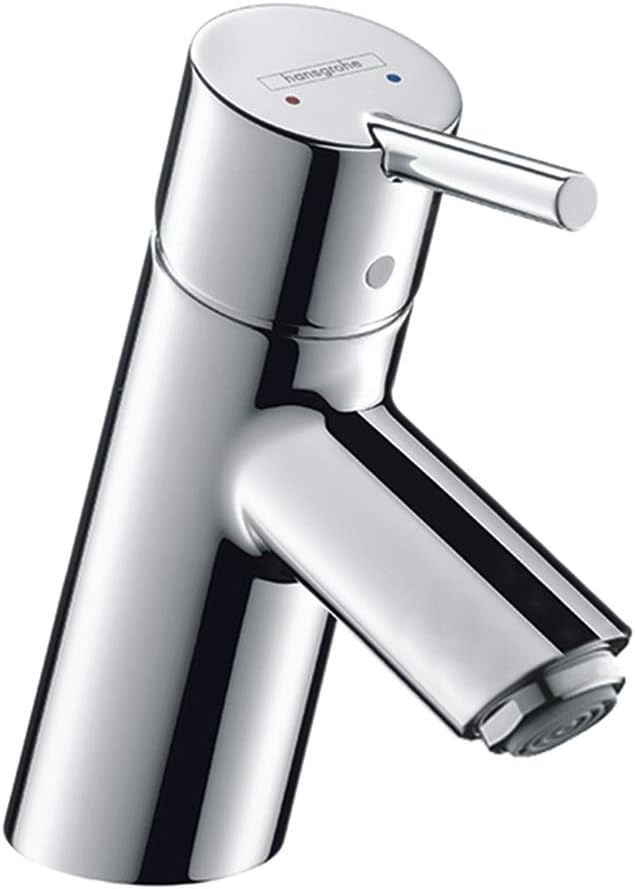 hansgrohe Wasserhahn Talis S (Armatur mit Auslauf Höhe 70mm und Zugstangen-Ablaufgarnitur) Chrom