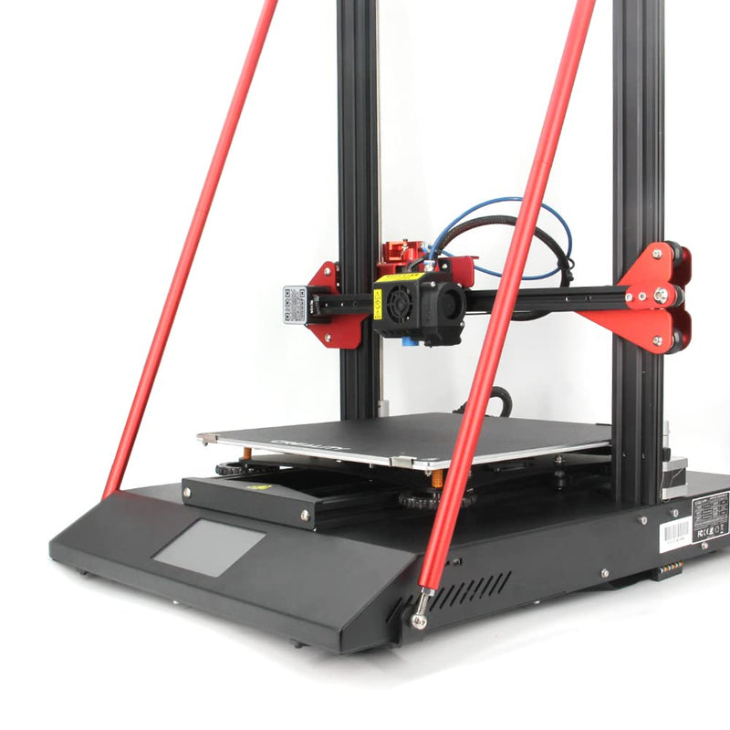 Zeberoxyz Roter Stützstangensatz nur für CR-10S Pro/CR-10S Pro V2 3D-Drucker, DIY Upgrade 3D-Drucker