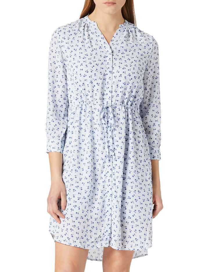 SELECTED FEMME Damen Kleid 42 Arctic Ice/Aop:flower Aop, 42 Arctic Ice/Aop:flower Aop