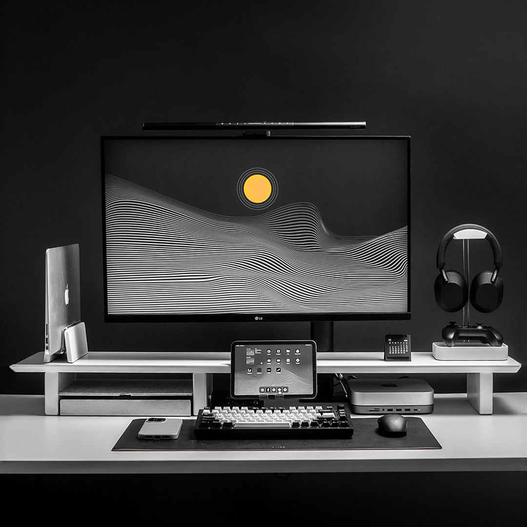 Raico Schreibtischregal Cockpit-System Monitorständer Schreibtisch-Organizer Dual Screen Setup Riser