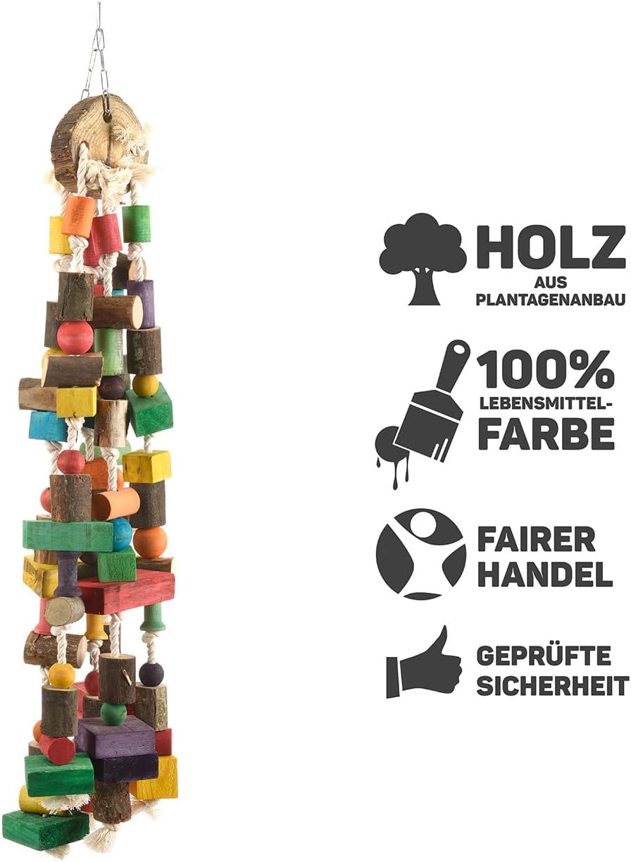 HappyBird | Vogelspielzeug Giant Giggle - ca. 29 x 28 x 93 cm