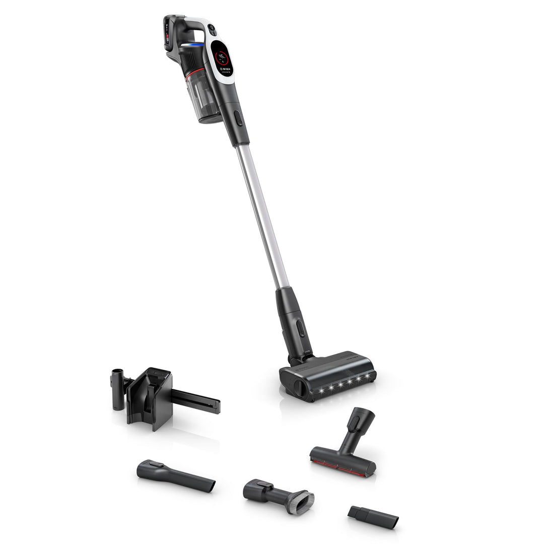 Bosch Akku-Staubsauger Unlimited 9 BKS931BA, kabellos, MicroClean Technology, Display, Staubkomprimi