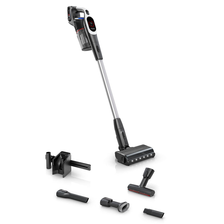 Bosch Akku-Staubsauger Unlimited 9 BKS931BA, kabellos, MicroClean Technology, Display, Staubkomprimi