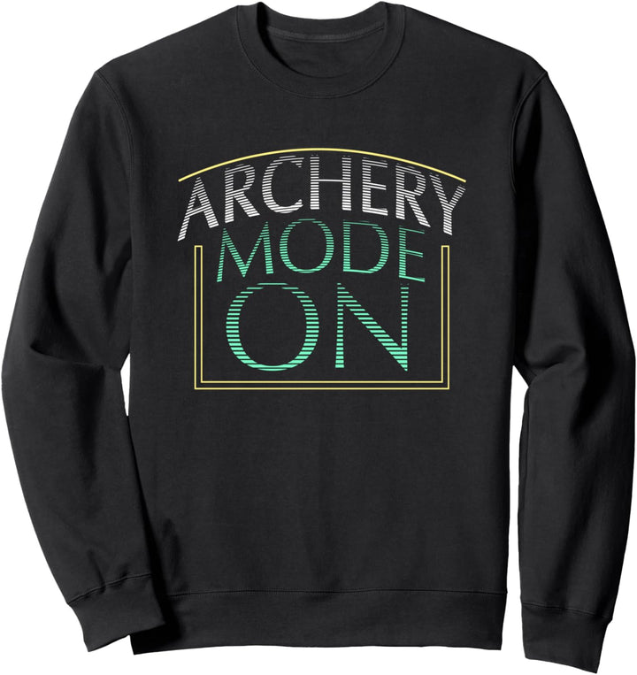 Bogenschiessen-Modus an Sweatshirt