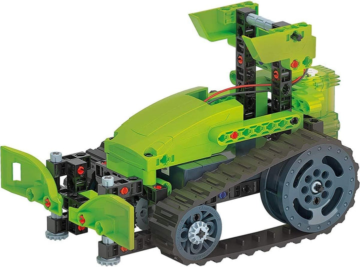 Clementoni 19178 Mechaniklabor-Kettenradtraktor-Bauset-Made in Italy, 8 Jahre +