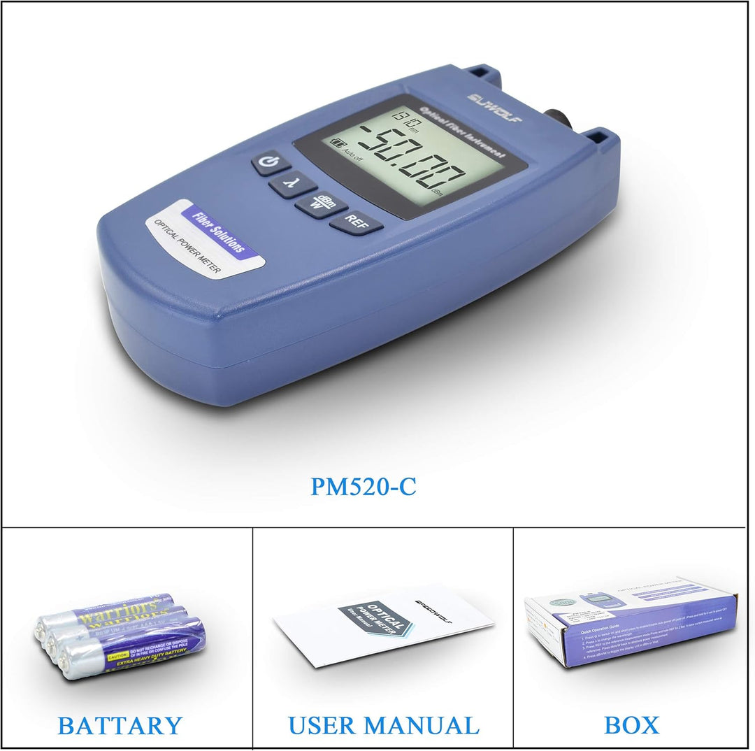 50dBm~+26dBm FTTH Hochpräziser Glasfaser Optischer Leistungsmesser/Optical Fiber Power Meter Leistun
