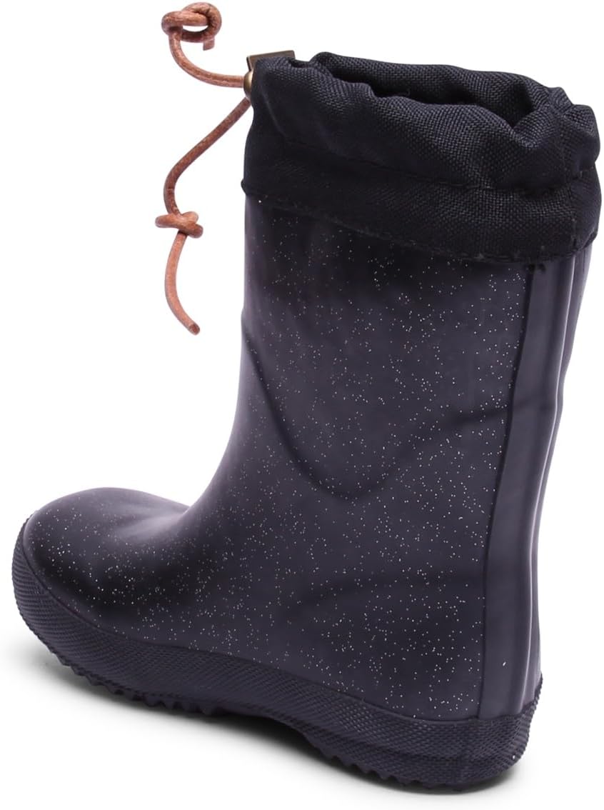 Bisgaard Jungen Gummistiefel Thermo Rubber Braun Synthetik 20 EU Glitter Black, 20 EU Glitter Black