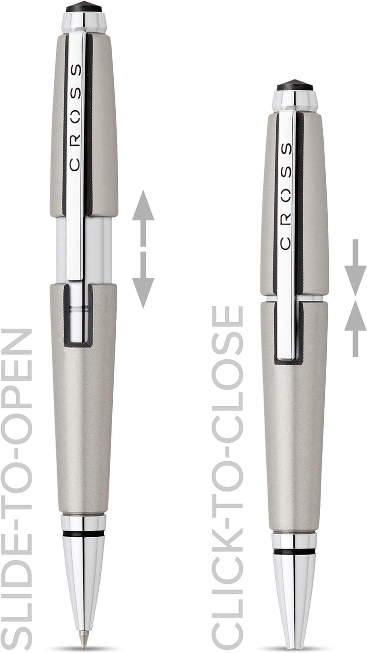 Cross Edge Rollerball (Strichstärke M, Schreibfarbe: schwarz, nachfüllbar) kometen-titan Kometen-Tit