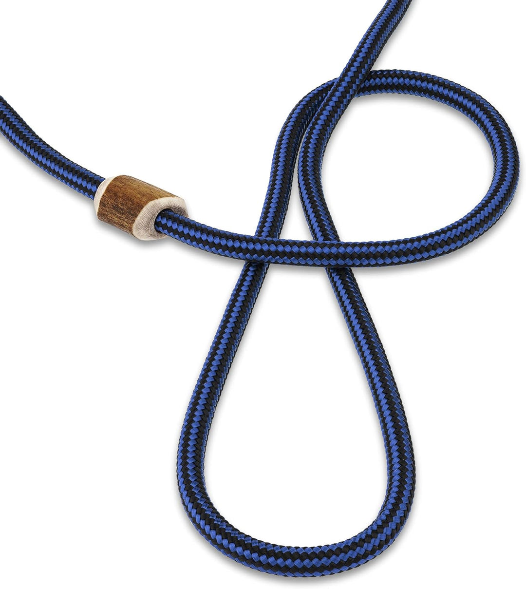 Romneys Hundeleine mit Halsband 6mm | Moxonleine Retrieverleine Agilityleine | Mit Zugbegrenzung, Zu