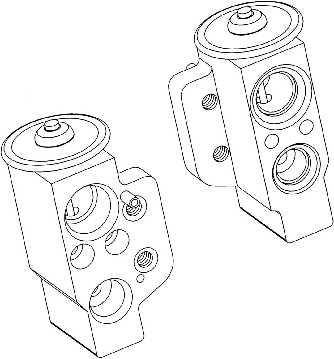 NRF 38417-NRF Expansionsventil, Klimaanlage, schwarz
