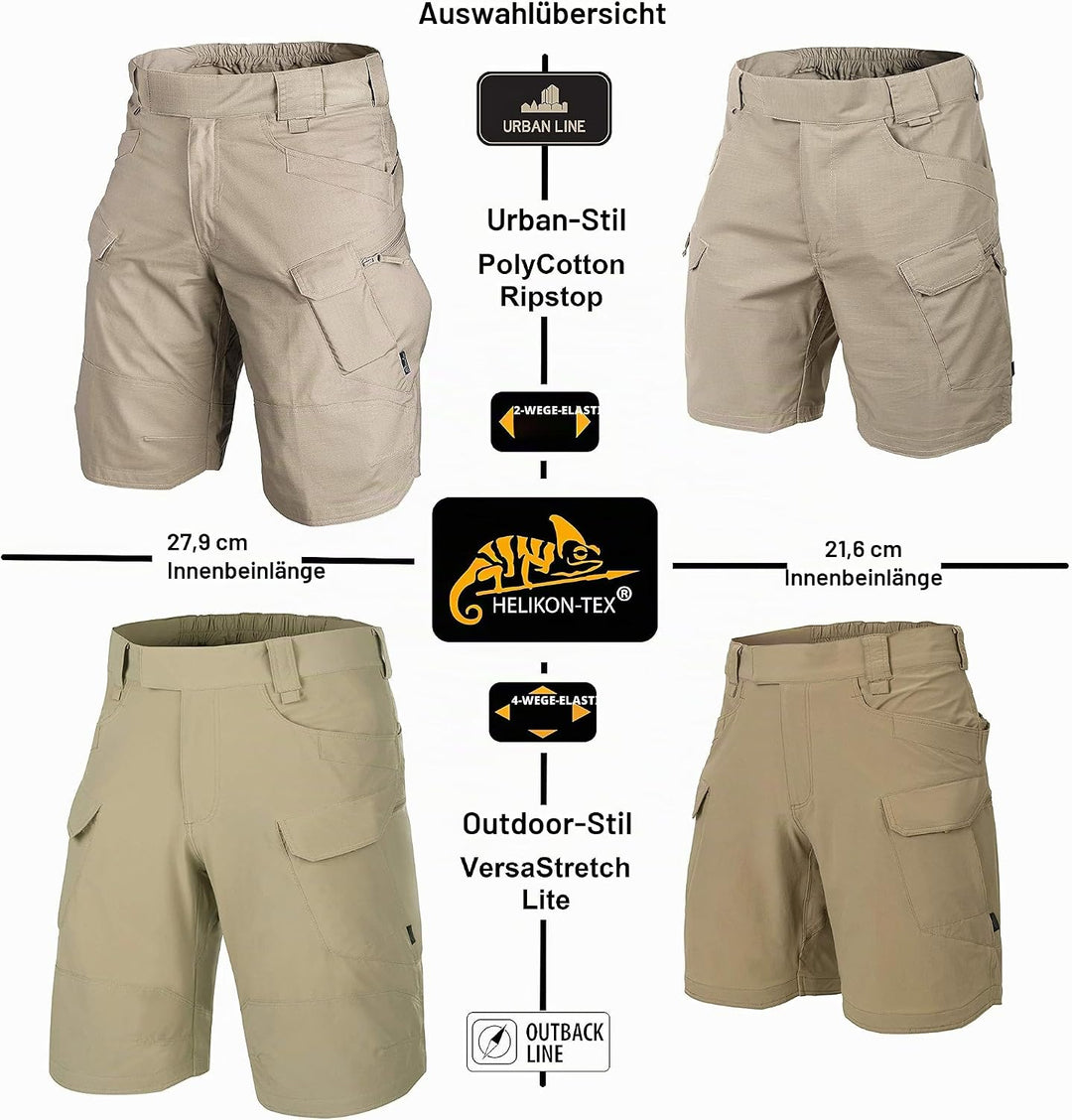 Helikon-Tex Herren Cargo-Shorts S Navy Blau, S Navy Blau