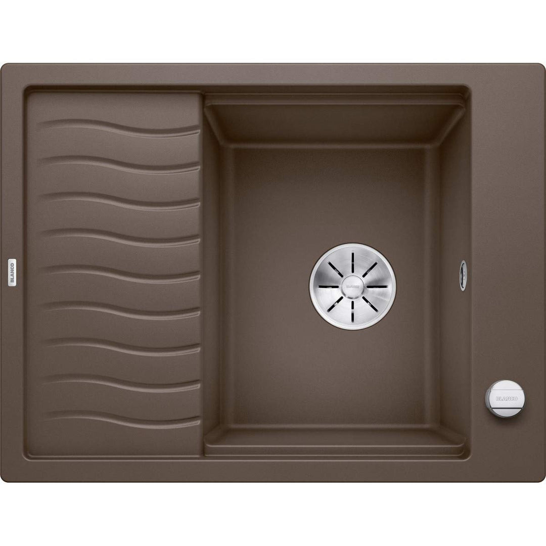 Blanco Elon 45 S SILGRANIT® PuraDur®, ohne Ablauffernbedienung InFino® (Farbe: cafe) 524833