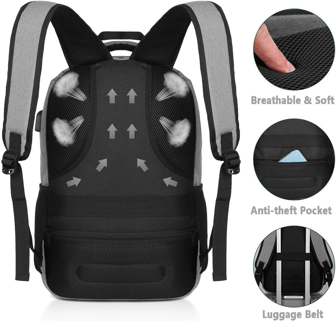 YAMTION Rucksack Unisex,Schulranze Schultasche Schulrucksack Jungen Teenager Daypack Laptop Uni Schu