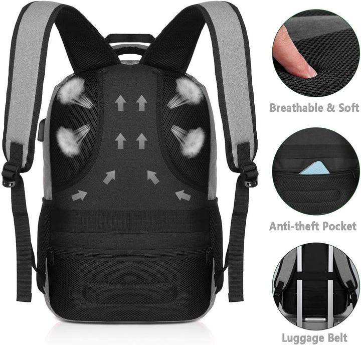 YAMTION Rucksack Unisex,Schulranze Schultasche Schulrucksack Jungen Teenager Daypack Laptop Uni Schu
