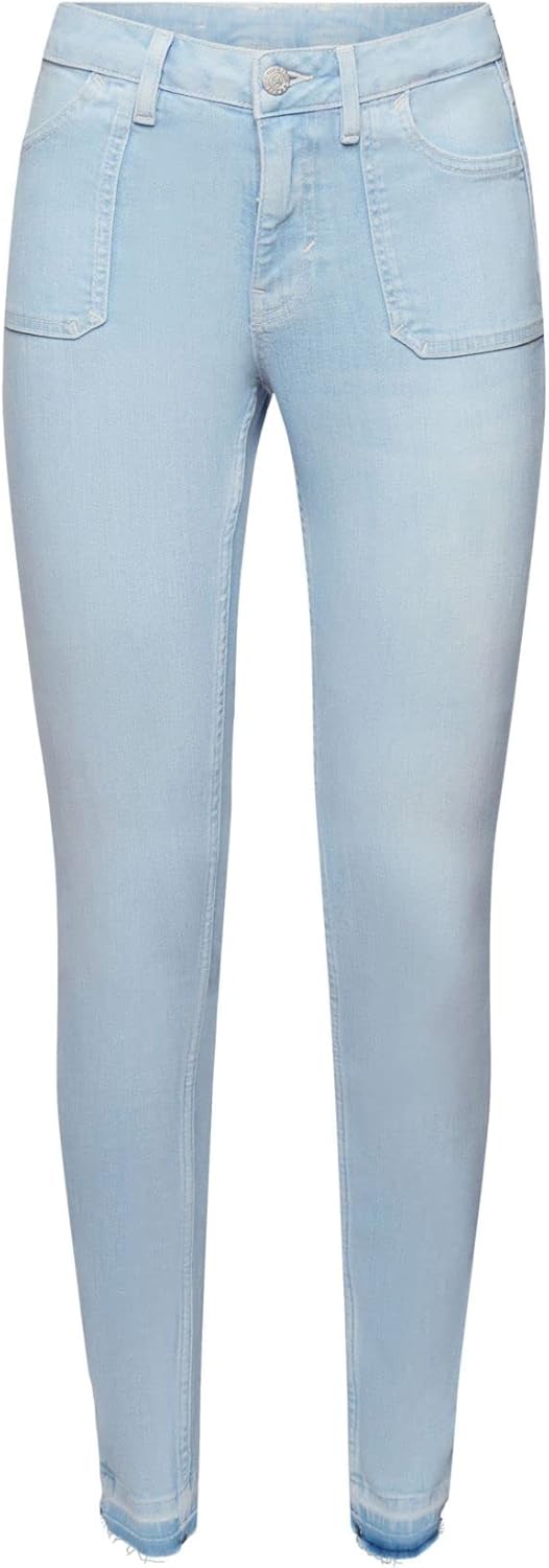 ESPRIT Damen 033ee1b309 Jeans 24W / 32L 904/Blue Bleached, 24W / 32L 904/Blue Bleached