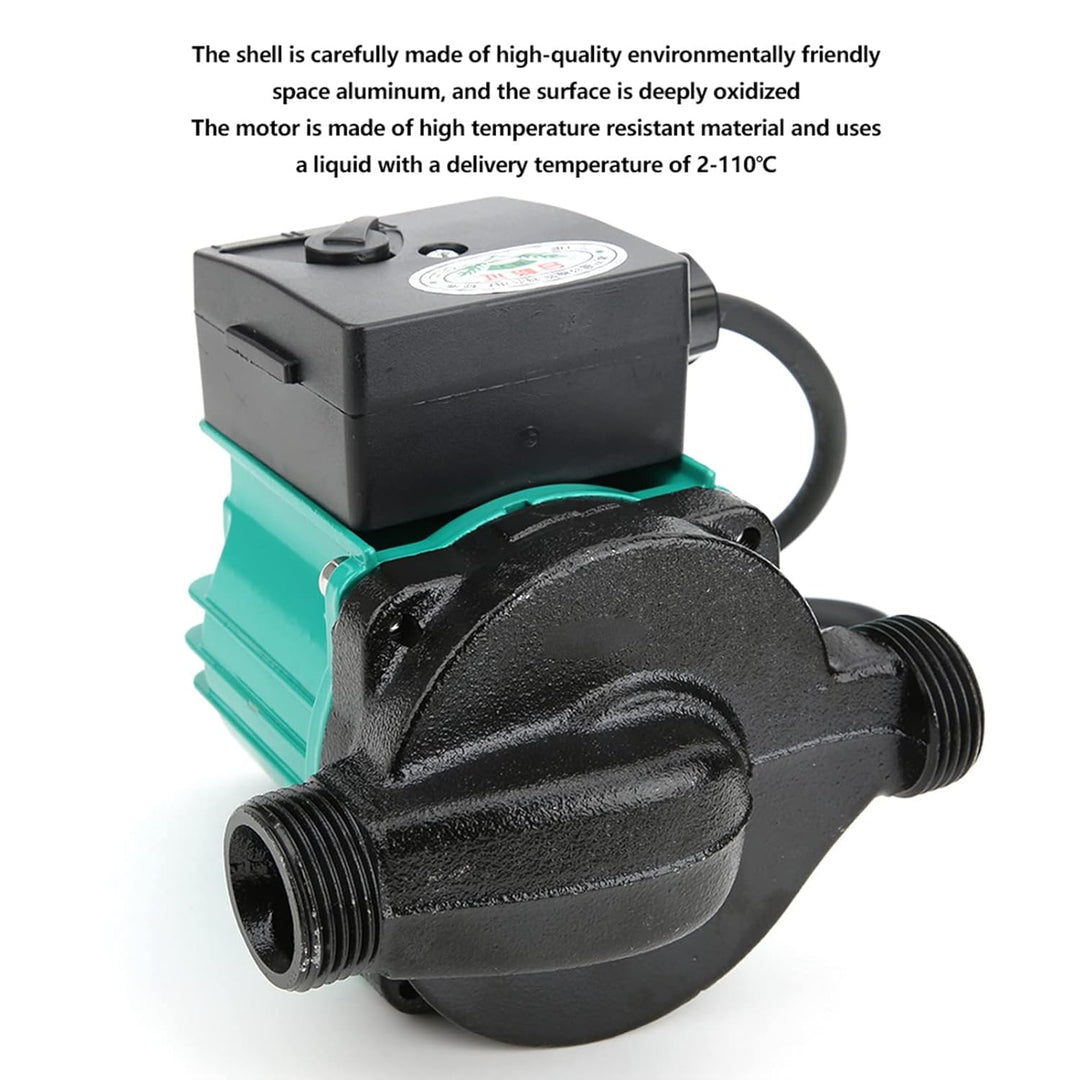 220 V 100 W Warmwasser-Umwälzpumpe, Extrem Leise Automatische Start-Umwälzpumpe, NPT 3/4 Zoll Messin
