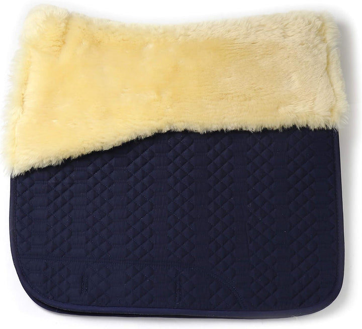 Engel Reitsport Lammfell Schabracke Half Lined SCHABRA1-D-MAR-MED Steppstoff Marineblau Fell med. Dr