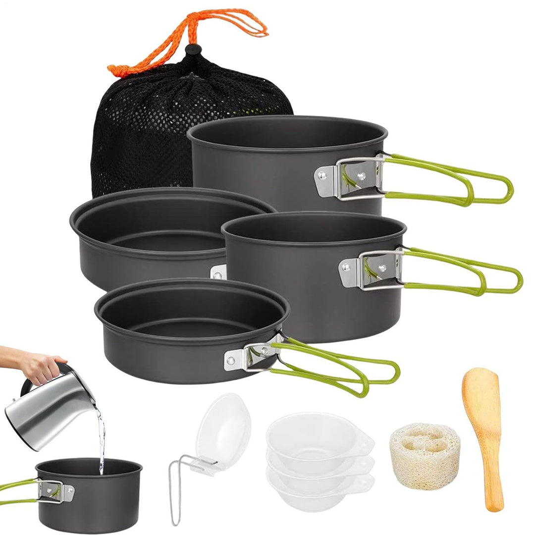 Camping Kochtopf Leicht Und Tragbare Grillplatte Zum Mitnehmen Für | Outdoor Kochgeschirr Für 2 Bis