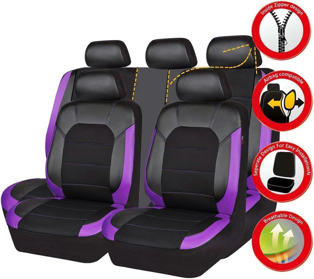 Auto Sitzbezüge Komplett Set für Ford Focus St Mk4 Focus Mk2 S Focus MK2 MK3 MK4 Focus MK2 2000-2024