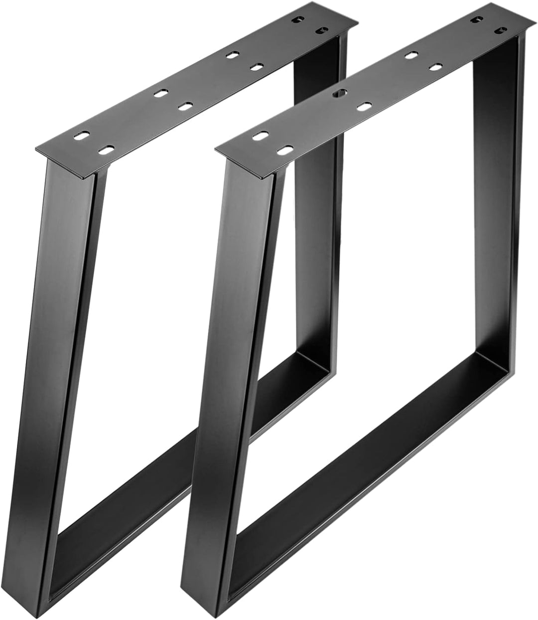 PrimeMatik - Tischbeine rechteckig aus Stahl 700 x 85 x 730 mm 2-Pack