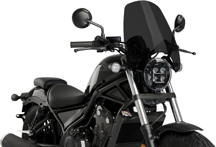 Puig Windschutzscheibe Naked New Generation Touring 9462F für Honda CMX 500 Rebel 17'-19', Honda CMX