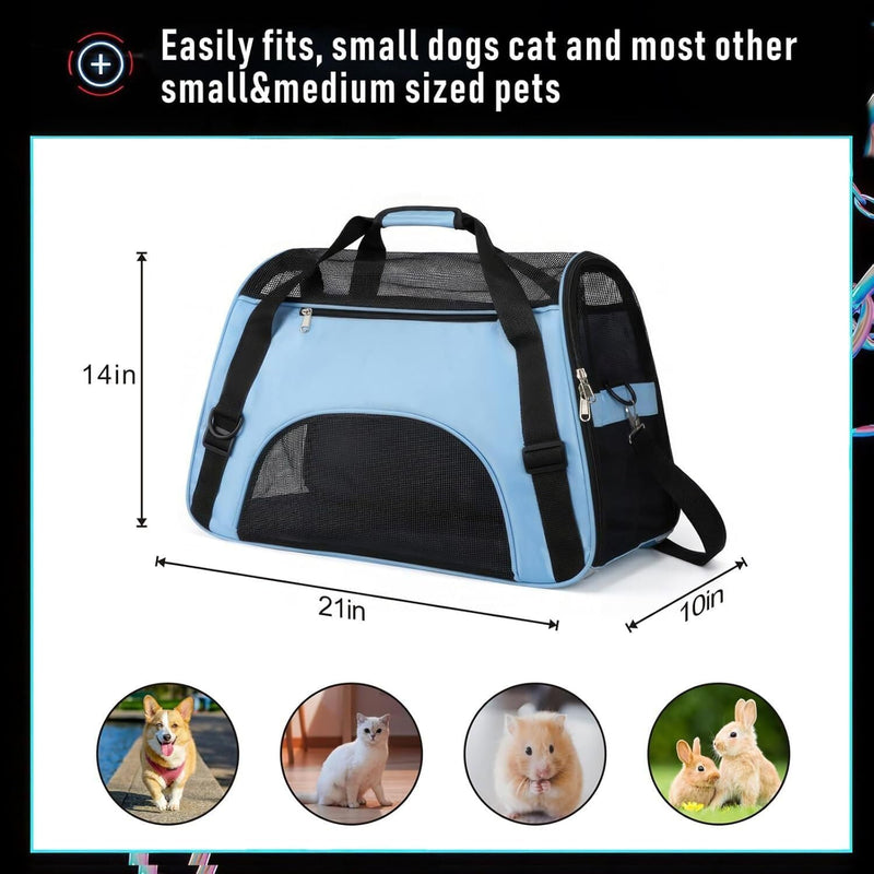 Katzen Tragetasche, Transporttasche Katze, Tragetasche Hund, Hundetasche für kleine Hunde 5kg, atmun