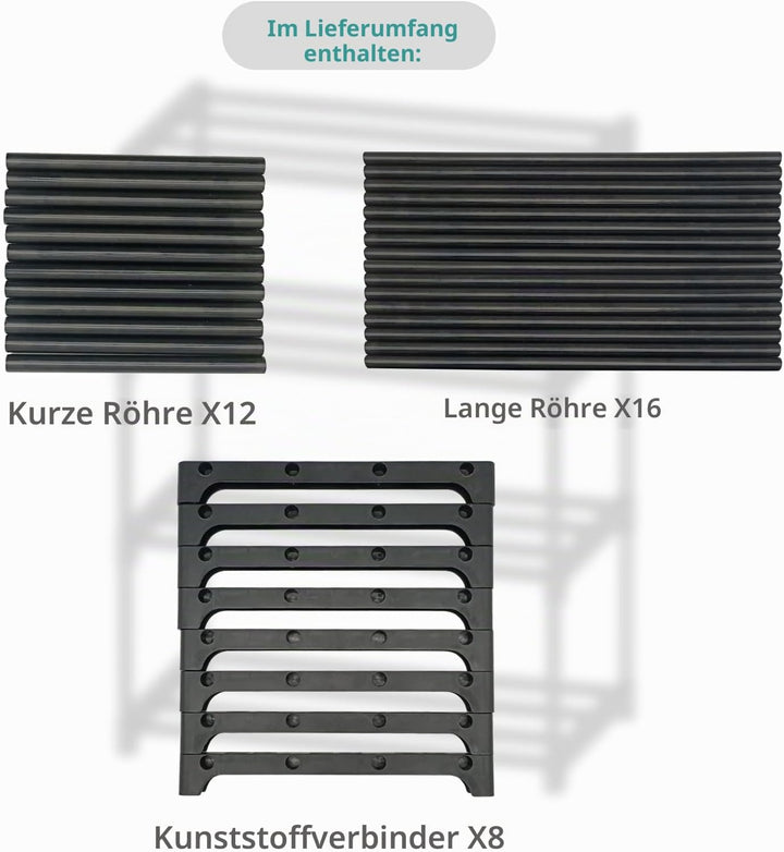 Kleines Schuhregal mit 4 Ebenen, schmal, stapelbar, Schuhregal für Kinder, Kleinkinder, Erwachsene,