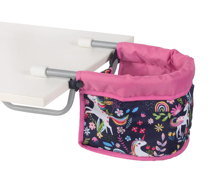 Bayer Chic 2000 - Puppentischsitz, Tischsitz für Puppen, Puppenmöbel, Puppenzubehör, Einhorn, Navy-p
