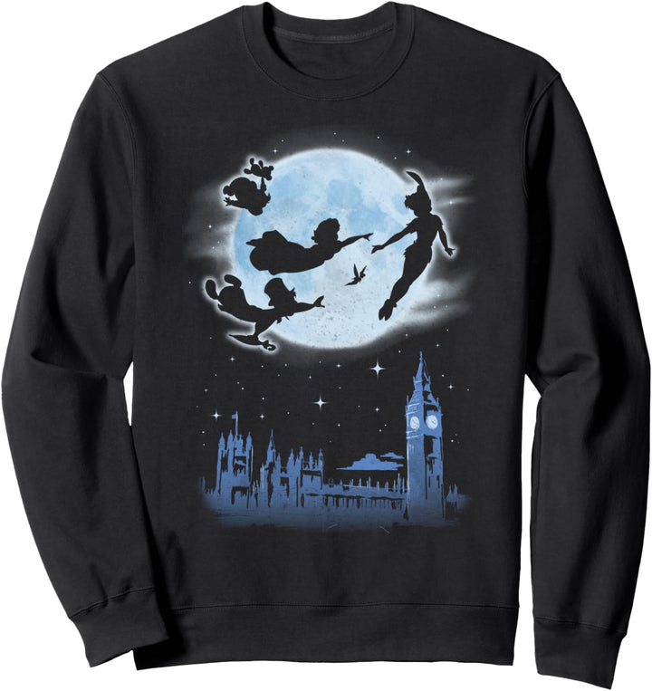 Disney Peter Pan Kids Night Flight Moon Sweatshirt