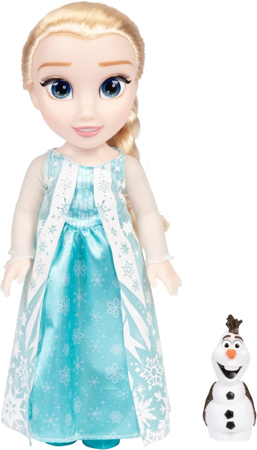Disney Die Eiskönigin - Frozen - Singende ELSA Puppe 35 cm, singt „Let It Go“, inklusive Zubehör für