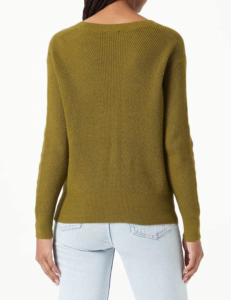 s.Oliver Damen Pullover 44 Grün, 44 Grün