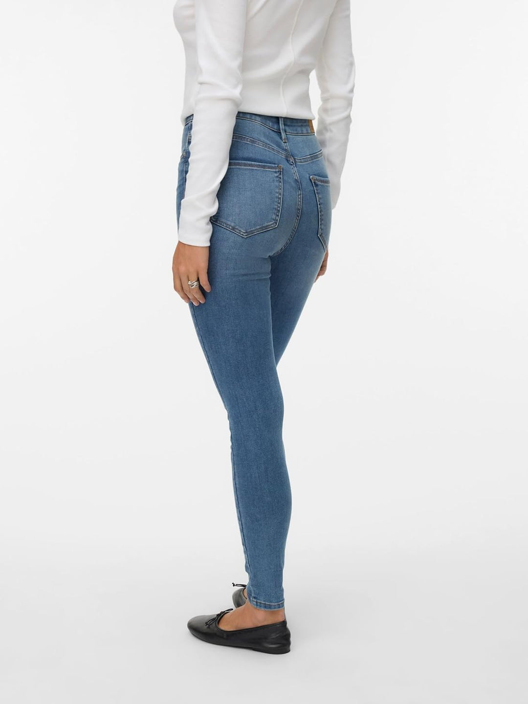 Vero Moda Female Skinny Jeans VMSOPHIA Hohe Taille Skinny Fit Jeans XS / 30L Medium Blue Denim, XS /