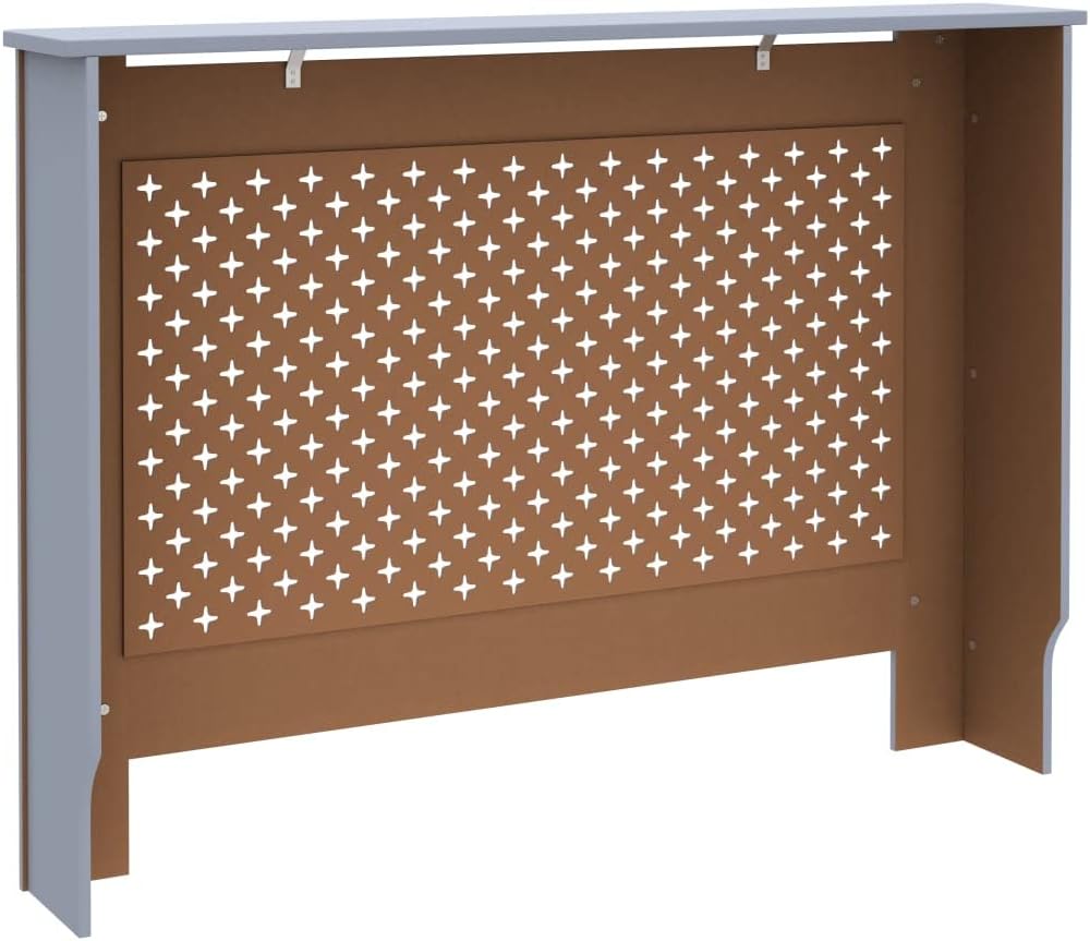 puraday Wohnzimmer Heizkörperabdeckung 112×19×81,5 cm MDF Heizkörper Verkleidung Abdeckung Dekorativ