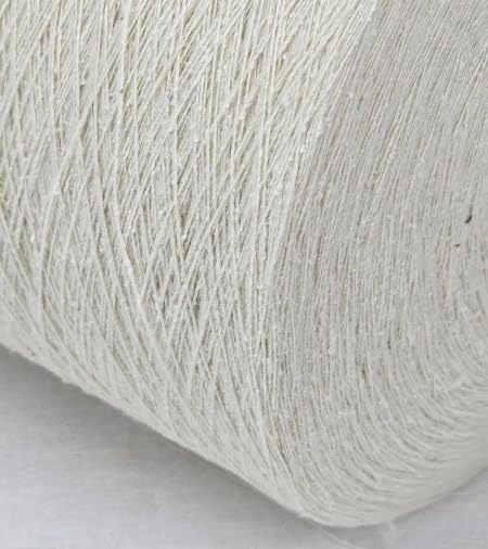 900 g Seidengarn GP 65,00 €/kg Nm 20/1 natur - 100% Seide Bourette auf der Kone