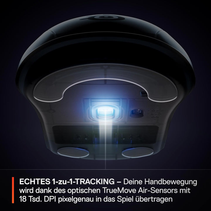 SteelSeries Rival 3 Wireless Gen 2 Gaming-Maus – 2,4GHz und Bluetooth – 18.000DPI TrueMove Air-Optik