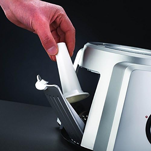 Syntrox Germany XXL 5,8 Liter Edelstahl Silber Food Processor Küchenmaschine mit tollem Zubehör