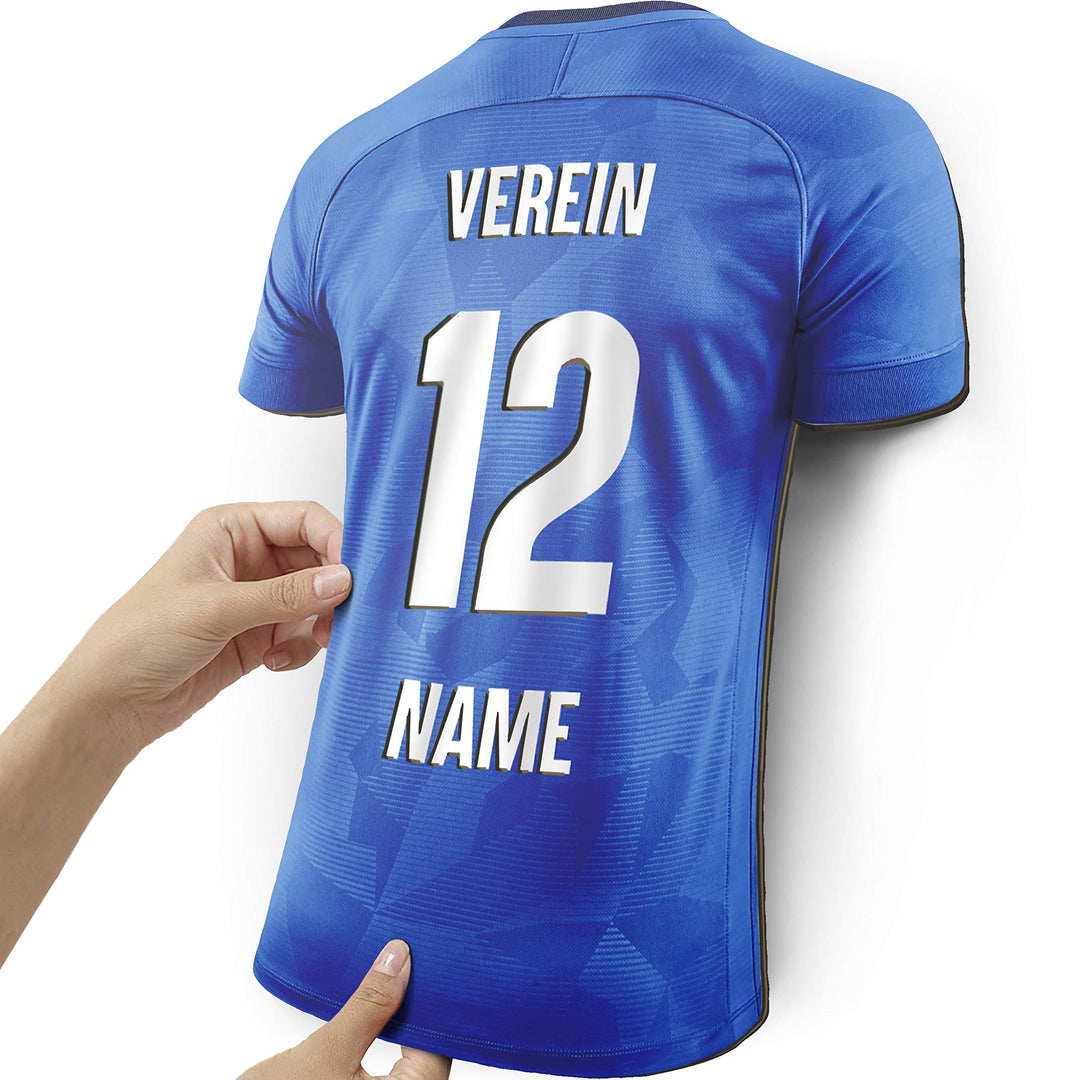 Elbeffekt Trikotlampe für Chelsea Fans aus Holz - personalisierbares Geschenk - schenke Dein individ