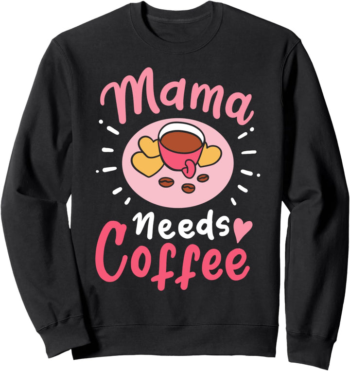 Kaffee Kaffeetrinker Frühaufsteher Morgenmenschen Sweatshirt