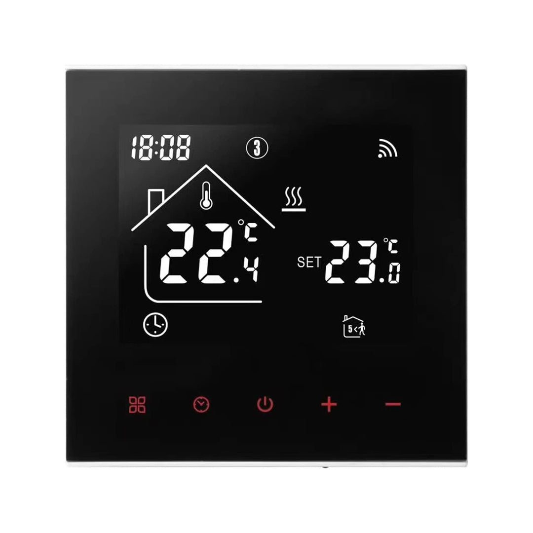 Smart WiFi Thermostat Kesselheizung Fussodenheizung, WiFi Heizungsthermostat LED Display Touchscreen