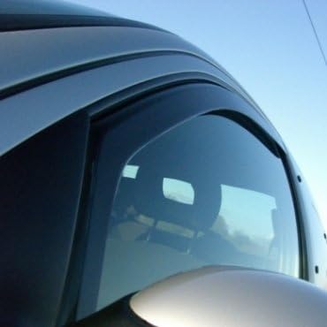 ZentimeX Z902251 Windabweiser Regenabweiser Acrylglas dunkelgrau für VORNE_UND_HINTEN QBC-11.8DEGD-1