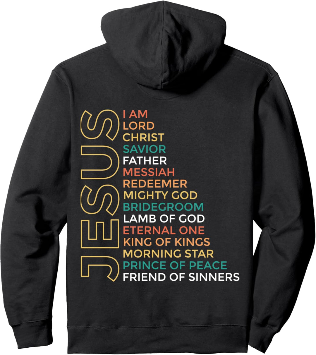 Namen Jesu - Namen von Jesus - christliches Shirt Pullover Hoodie