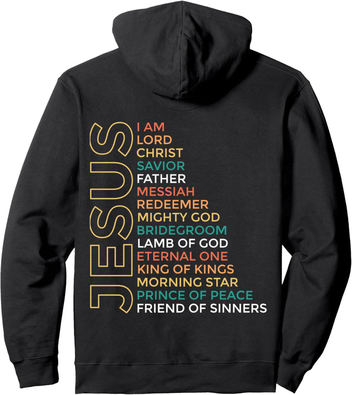 Namen Jesu - Namen von Jesus - christliches Shirt Pullover Hoodie