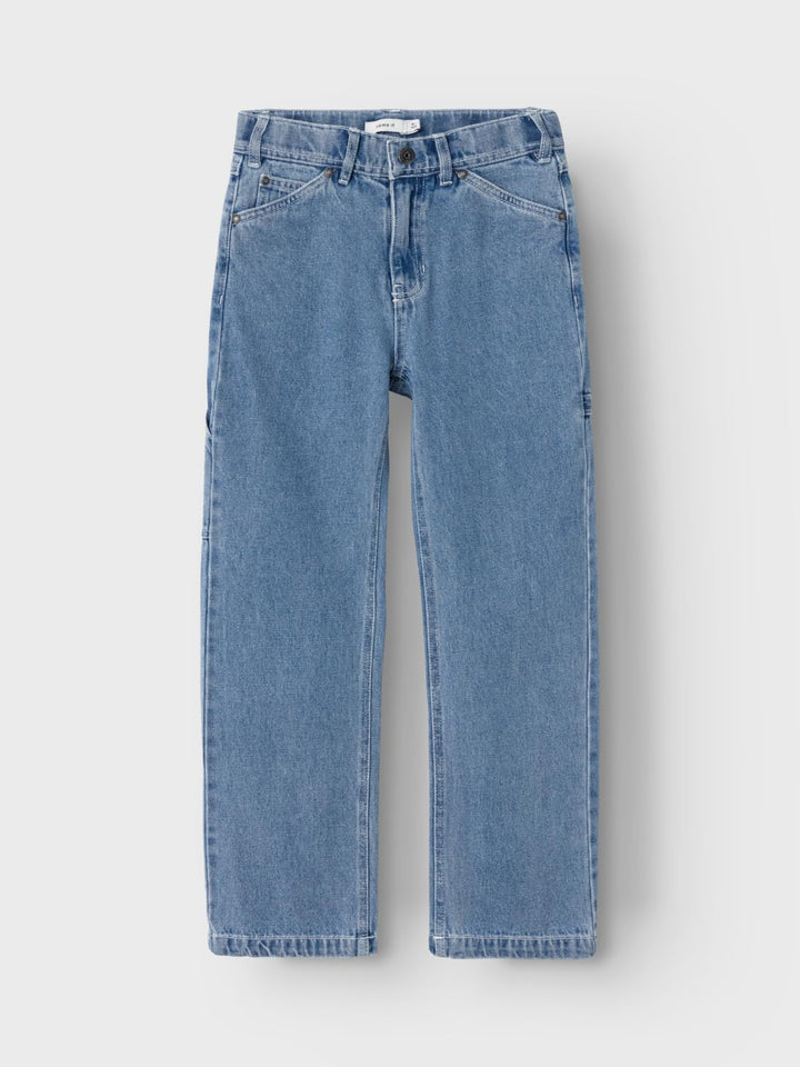 VERO MODA Jungen Nkmryan Straight Jeans 4525-im L Noos 158 Medium Blue Denim, 158 Medium Blue Denim