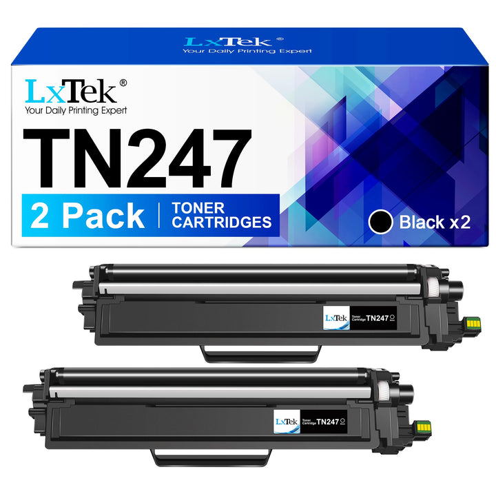 LxTek TN247 TN-247BK Tonerkartusche Kompatibel für Brother TN-243CMYK TN-243 TN243 TN-247 für Toner