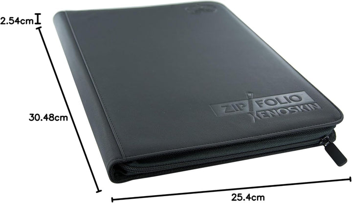 Ultimate Guard Zipfolio 360-18-Pocket XenoSkin Schwarz, Schwarz